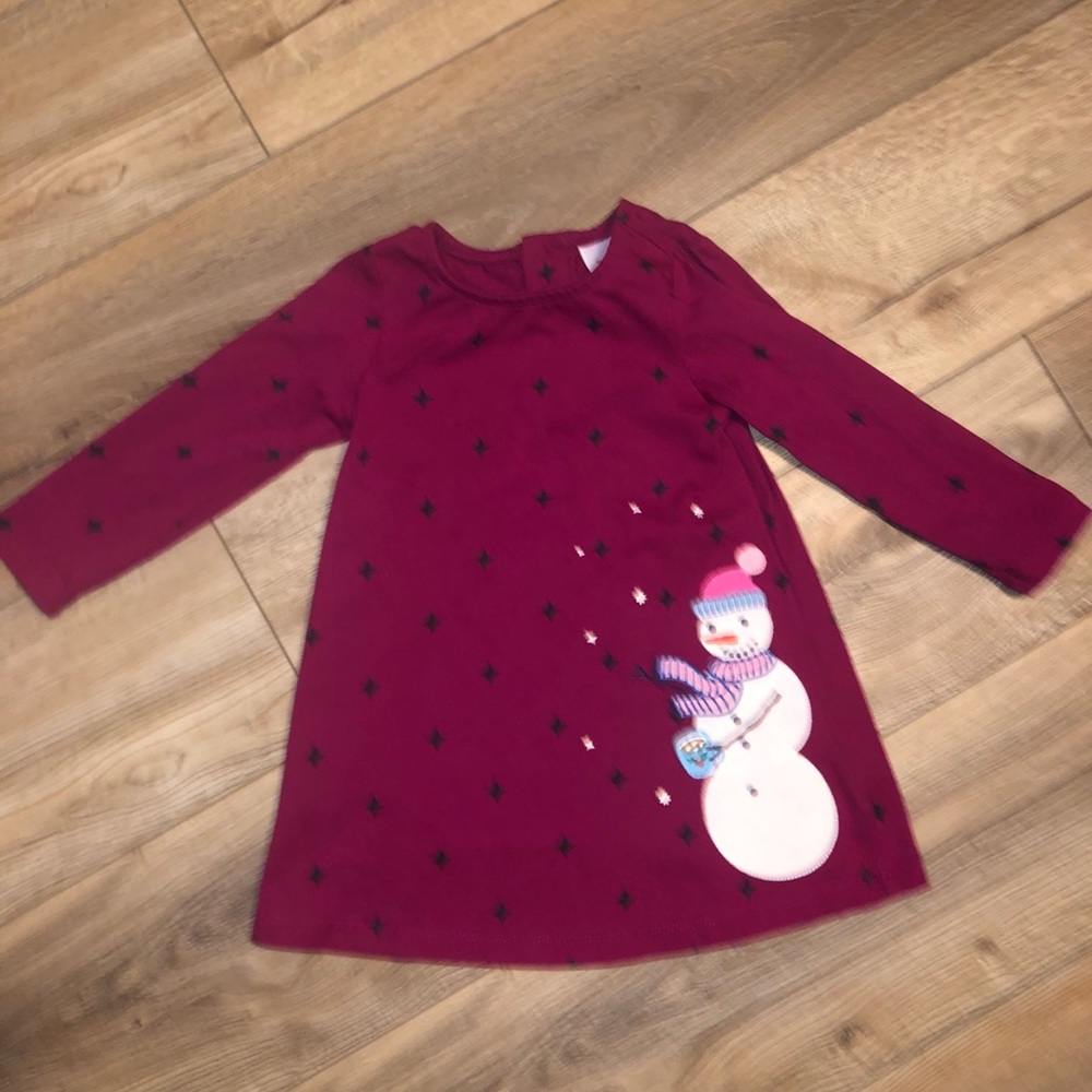 Hanna Andersson Snowman dress